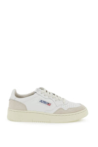 leather medalist low sneakers AULWLS33 WHITE