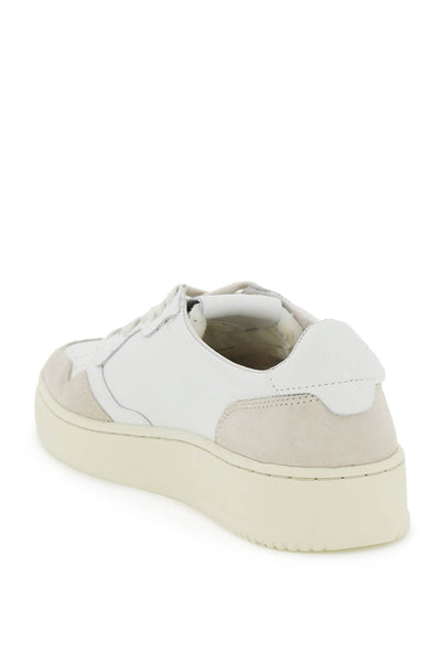 leather medalist low sneakers AULWLS33 WHITE