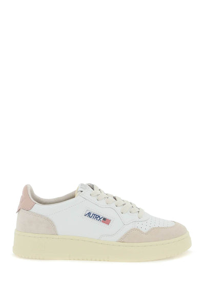 leather medalist low sneakers AULWLS37 WHT POW