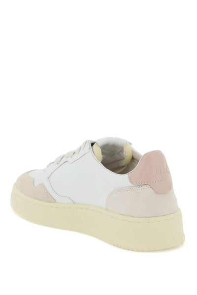 leather medalist low sneakers AULWLS37 WHT POW