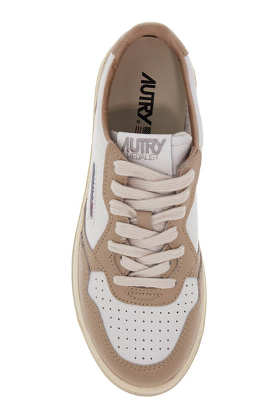 leather medalist low sneakers AULWWB51 WHT WHT PEP