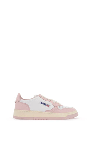 two-tone low medalist sneakers AULWWB52 WHT POW