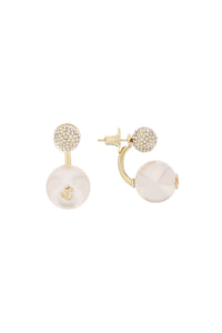 auri earrings AURI EARRING JIQ GOLD WHITE CRYSTAL