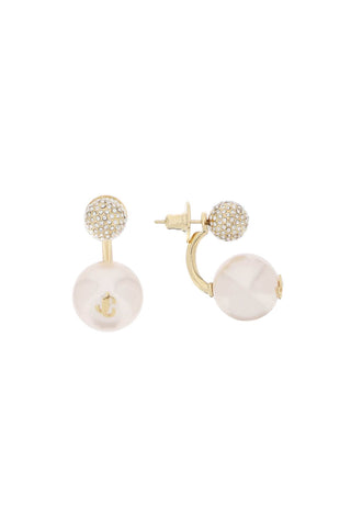 auri earrings AURI EARRING JIQ GOLD WHITE CRYSTAL