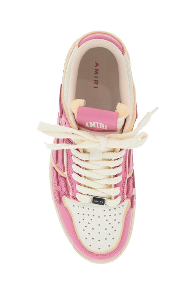 collegiate skel top low sneakers AWFOSR1019 FUCHSIA PINK WHITE