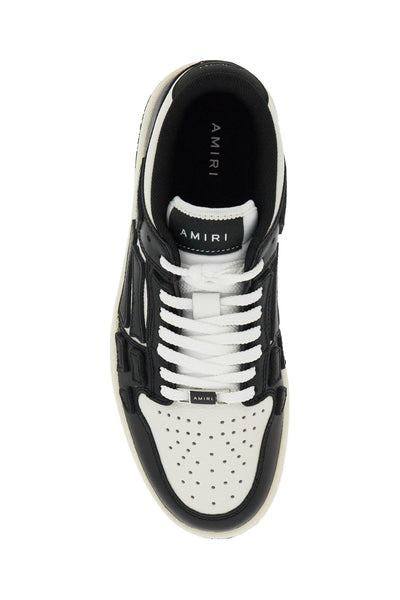 skel top low sneakers AWFOSR1034 BLACK WHITE