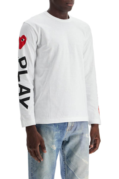 long-sleeved t-shirt for men AX T262 051 WHITE