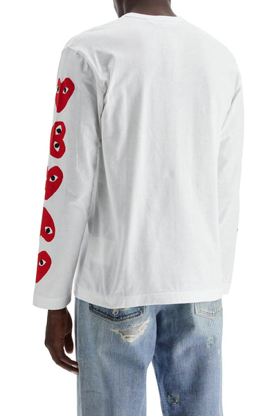 long-sleeved t-shirt for men AX T262 051 WHITE