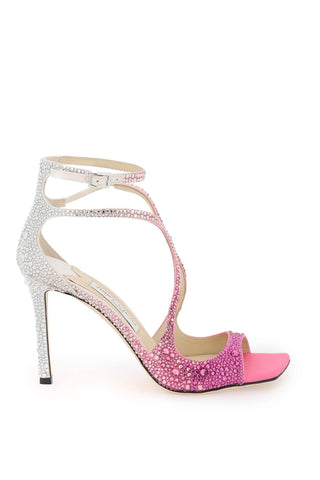 Jimmy choo azia 95 pumps with crystals AZIA 95 DKX CANDY PINK CRYSTAL