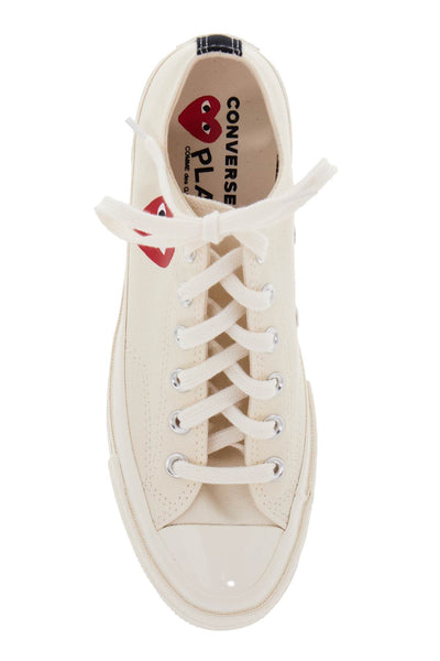 chuck 70 low-top sneakers comme des garçons play x converse AZ K128 001 WHITE