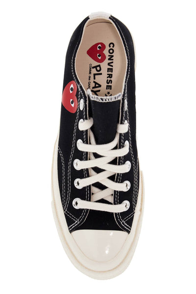 chuck 70 low-top sneakers comme des garçons play x converse AZ K128 001 BLACK