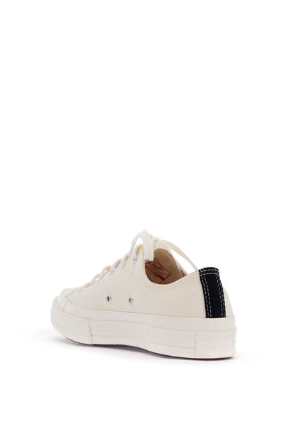 chuck 70 low-top sneakers comme des garçons play x converse AZ K128 001 WHITE