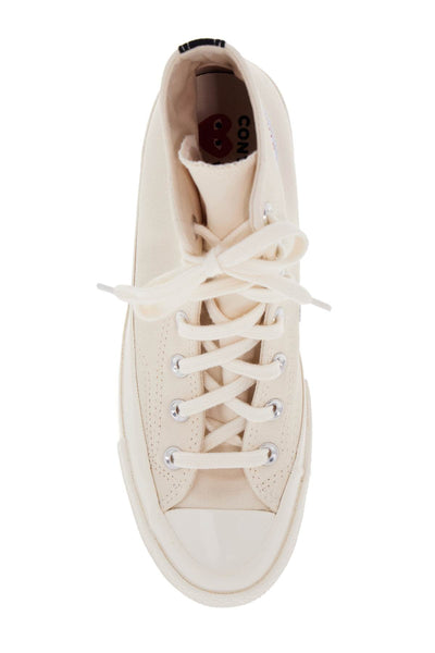 comme des garçons play x converse sneakers hi-top 70 chuck AZ K129 001 WHITE