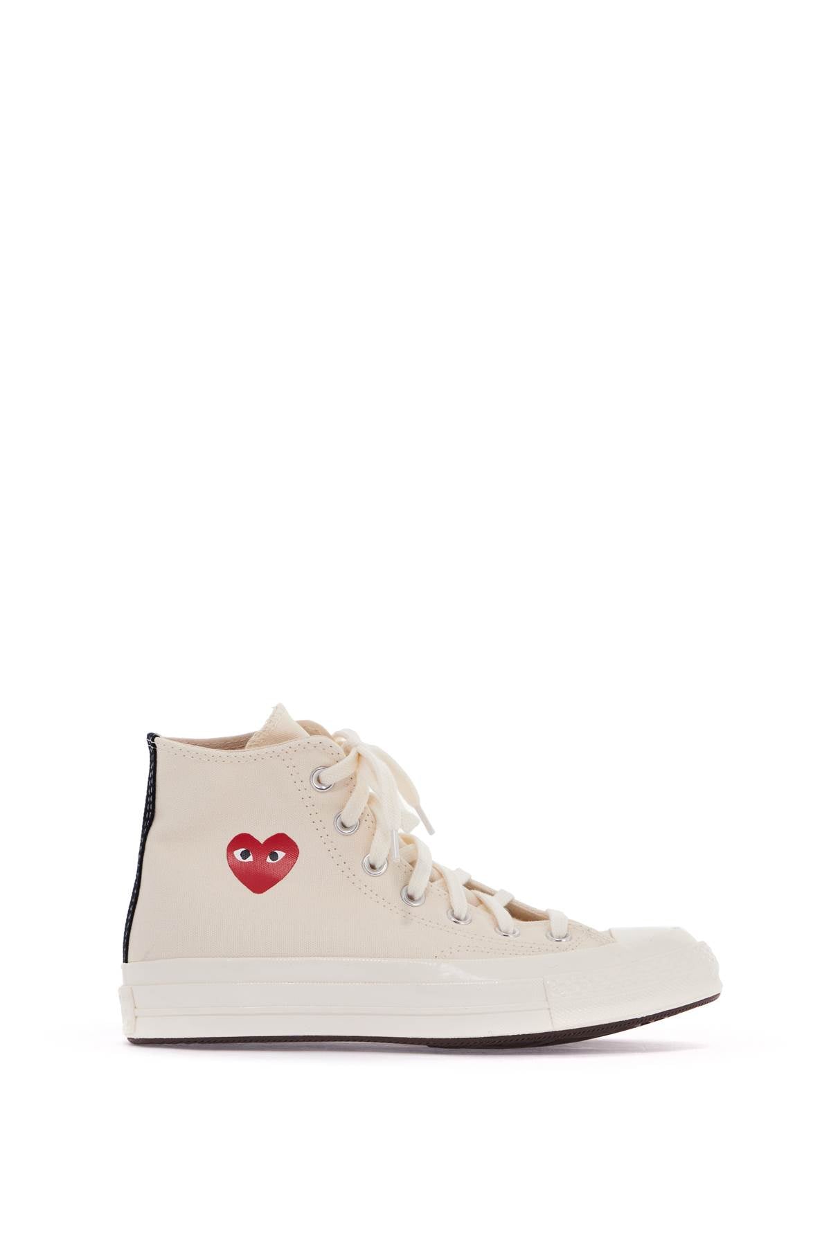 comme des garçons play x converse sneakers hi-top 70 chuck AZ K129 001 WHITE