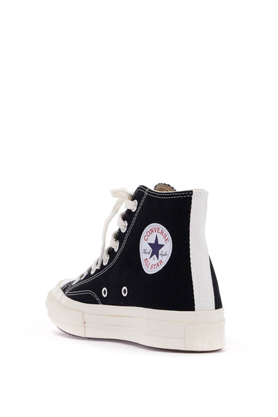 comme des garçons play x converse sneakers hi-top 70 chuck AZ K129 001 BLACK