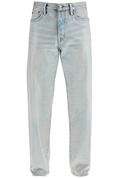 light blue straight cotton jeans model 1996 B00398 LIGHT BLUE