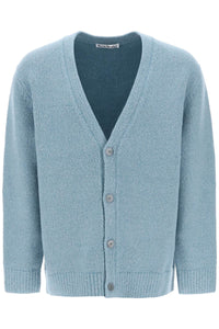 melange-wool cardigan B60277 MINERAL BLUE