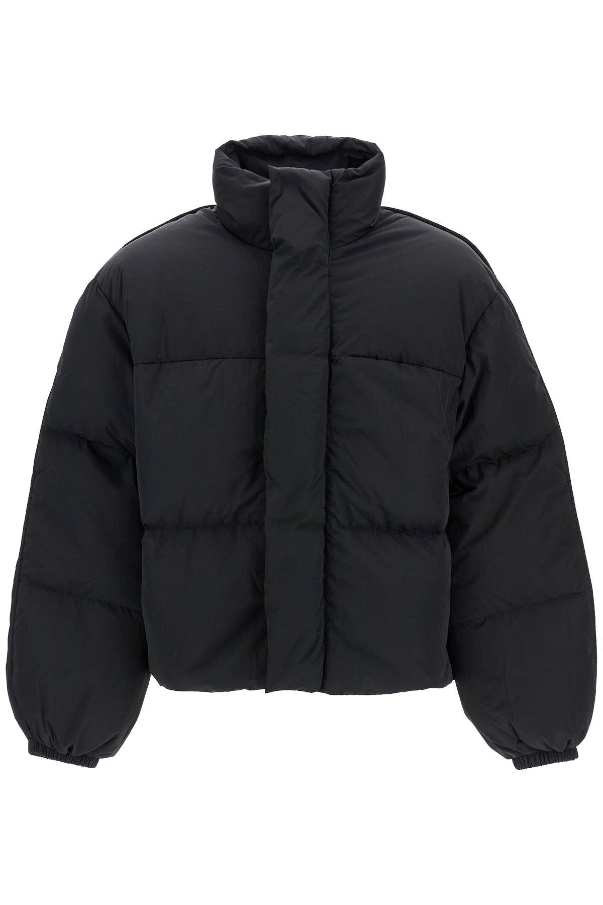 short boxy down jacket B90790 BLACK