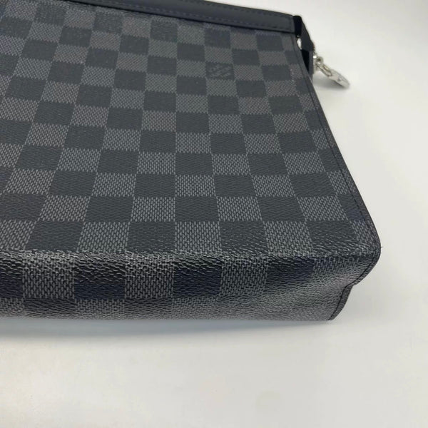 LV Damier black POCHETTE VOYAGE 黑色 棋盘格