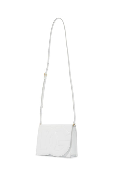 dg logo crossbody bag BB7287 AW576 BIANCO OTTICO