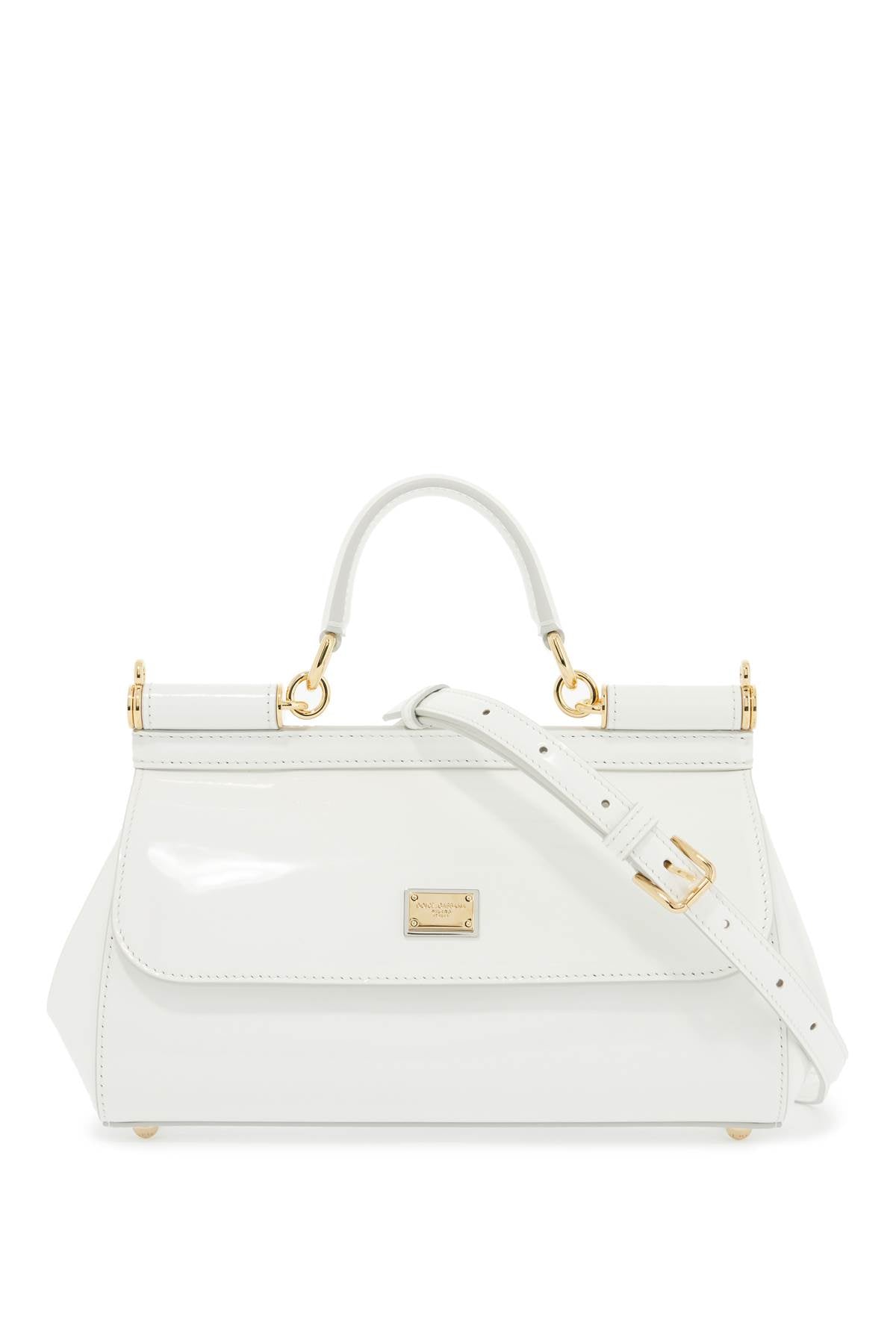 extended sicily handbag with elong BB7652 A1037 BIANCO OTTICO