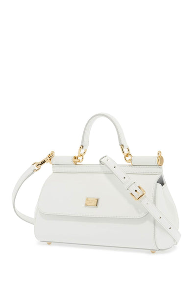 extended sicily handbag with elong BB7652 A1037 BIANCO OTTICO