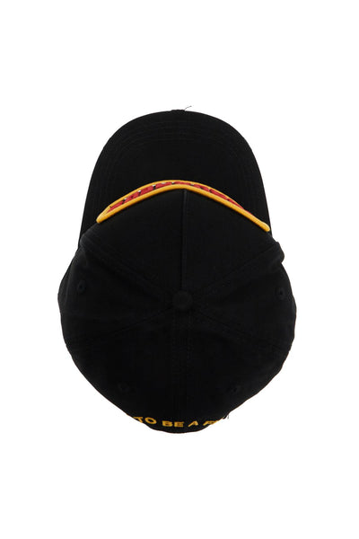 baseball cap with logo patch BCM0736 05C00001 NERO