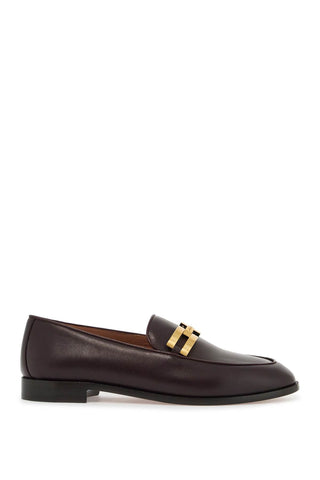 smooth leather brandi loafers in BDIFLAM0 CFP AUBERGINE