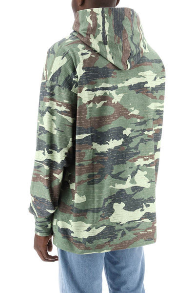 camouflage hoodie sweatshirt with BI0195 KHAKI GREEN