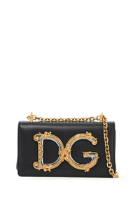 "dg girls mini crossbody bag with BI1416 AW070 NERO