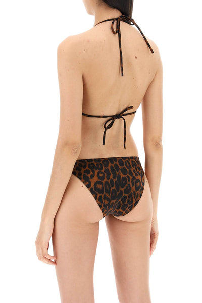 leopard print bikini set. BIJ011 JEP025 CAMEL