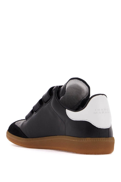 beth leather sneakers BK0013FA A4E11S BLACK/WHITE