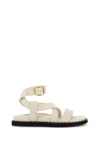 blaise flat sandals BLAISE FLAT CIE LATTE GOLD