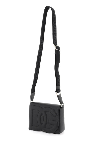 medium-sized dg logo shoulder bag BM3004 A8034 NERO