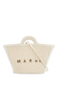 MARNI beige cotton and nylon handbag with woven design BMMP0068Q | Italystation.com - Shop Now at italystation.com