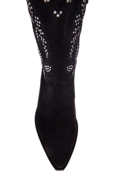 "duerto texan boots with BO0003FA B3A32S FADED BLACK/SILVER