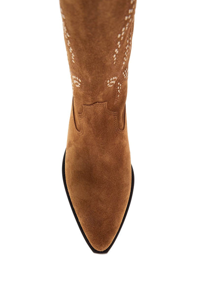 "duerto texan boots with BO0003FA B3A32S COGNAC/GOLD