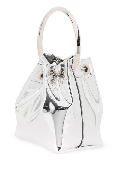 bon bon mirror-effect bag BON BON XVK SILVER