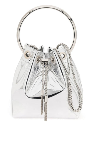 bon bon mirror-effect bag BON BON XVK SILVER