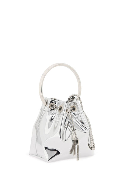 bon bon mirror-effect bag BON BON XVK SILVER