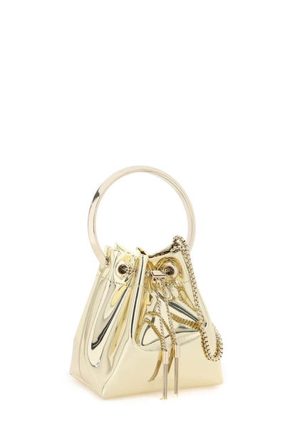 bon bon mirror-effect bag BON BON XVK GOLD