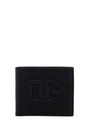 dg logo bifold wallet in BP1321 AT489 NERO