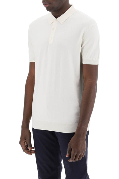 Baracuta 短袖棉質 Polo 衫適用於 BRMAG0003BKNT1 IVORY