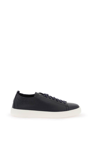 leather sneakers BYRON41 BLUE RIVIERA