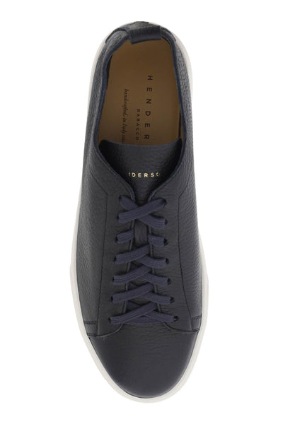 leather sneakers BYRON41 BLUE RIVIERA