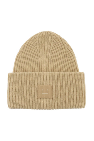 woolen face beanie hat C40135 BISCUIT BEIGE