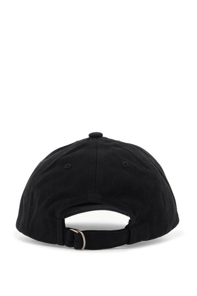 embroidered logo baseball cap with C40380 BLACK