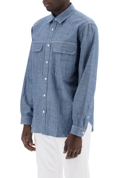 Closed cotton chambray shirt for C84639 23A 20 MID BLUE