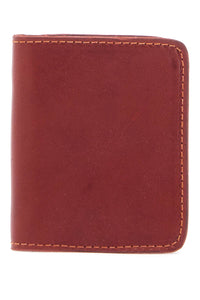 elegant red kangaroo leather wallet with card slots C8 RED