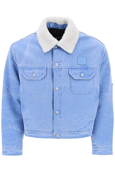 padded canvas jacket for men C90161 POWDER BLUE